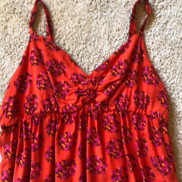 Sundress w/floral print & adjustable straps. - Picture 2 of 5